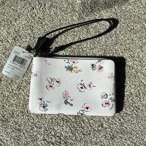 Coach Wristlet, floral print